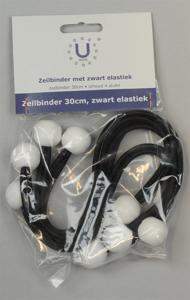 U-rope Zeilbinder 30 Cm, Zwart Elastiek (4) Default