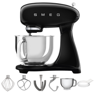 Smeg SMF03BLEU mixer Staande mixer Zwart 800 W