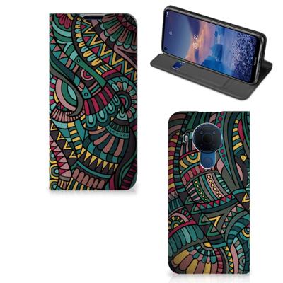Nokia 5.4 | Hoesje met Magneet | Aztec