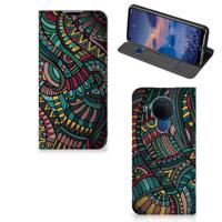 Nokia 5.4 | Hoesje met Magneet | Aztec Nokia 5.4 | Hoesje met Magneet | Aztec