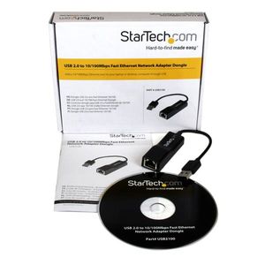 StarTech.com USB 2.0 naar 10/100 Mbps Ethernet-netwerkadapter dongle