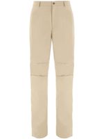 Ferragamo pantalon court à patch logo - Tons neutres