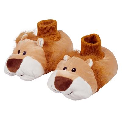 Apollo Dieren sloffen/pantoffels leeuw - peuters - Pluche dierensloffen leeuwenkop