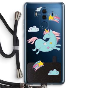 Vliegende eenhoorn: Huawei Mate 10 Pro Transparant Hoesje met koord