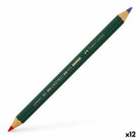 Potlood Faber-Castell 873 Color Blauw Rood (12 Stuks)