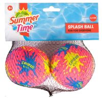 Summertime Splash Ballen 8.5 cm 2 Stuks - thumbnail