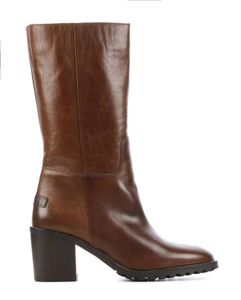 Shabbies Amsterdam Dames Laarzen in Leder (Cognac)