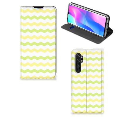 Xiaomi Mi Note 10 Lite | Hoesje met Magneet | Waves Yellow