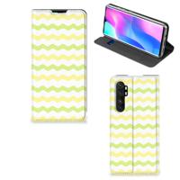 Xiaomi Mi Note 10 Lite | Hoesje met Magneet | Waves Yellow