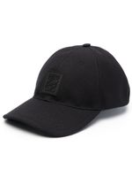 LOEWE casquette en coton à patch logo - Noir