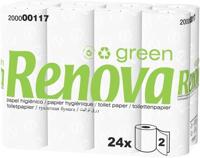 Renova Green toiletpapier, 2-laags, 160 vellen, pak van 96 rollen