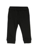 Emporio Armani Kids pantalon de jogging à taille élastiquée - Noir - thumbnail