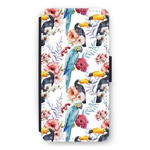 Bloemen tukan: iPhone 11 Flip Hoesje