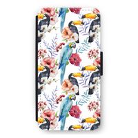 Bloemen tukan: iPhone 11 Flip Hoesje