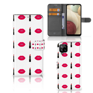 Samsung Galaxy A12 Telefoon Hoesje Lipstick Kiss