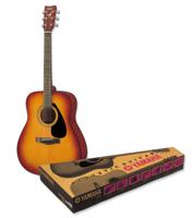 Yamaha F310PII Tobacco Brown Sunburst akoestische western gitaar set