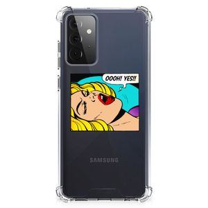 Samsung Galaxy A72 4G/5G Anti Shock Bumper Case Popart Oh Yes