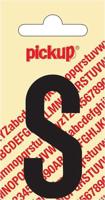 Plakletter Nobel Sticker zwarte letter S Pickup - Pickup