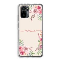 Rozen: Xiaomi Redmi Note 10 Pro Transparant Hoesje