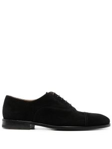 Henderson Baracco chaussures oxford en daim à lacets - Noir