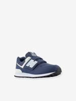 Kindersneakers met klittenband PV574KIE NEW BALANCE marineblauw
