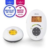 Alecto DBX-125 - Full Eco DECT babyfoon met display - Wit/Antraciet