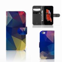 Apple iPhone 6 | 6s | Book Case | Polygon Dark