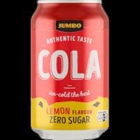 Jumbo Cola Lemon Flavour Zero Sugar Blik 330ML