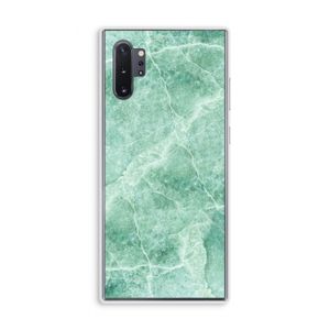 Groen marmer: Samsung Galaxy Note 10 Plus Transparant Hoesje