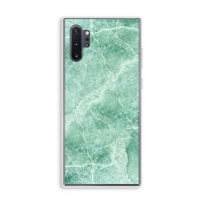 Groen marmer: Samsung Galaxy Note 10 Plus Transparant Hoesje