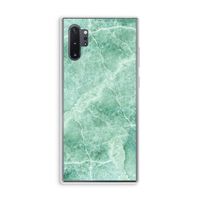 Groen marmer: Samsung Galaxy Note 10 Plus Transparant Hoesje