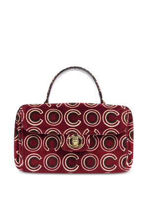 CHANEL Pre-Owned sac cabas Coco en velours (2002) - Rouge