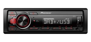 Pioneer MVH-130DAB autoradio Zwart, Rood 200 W