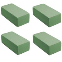 8x Blokken rechthoekig groen steekschuim/oase nat 23 x 11 x 8 cm