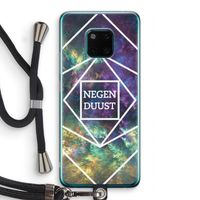 Negenduust ruimte: Huawei Mate 20 Pro Transparant Hoesje met koord