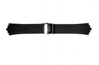 Horlogeband Seiko 7L22-0AA0 / SNL003P2 / 4KD2JB Silicoon Zwart 16mm - thumbnail