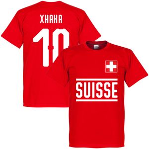 Zwitserland Xhaka 10 Team T-Shirt