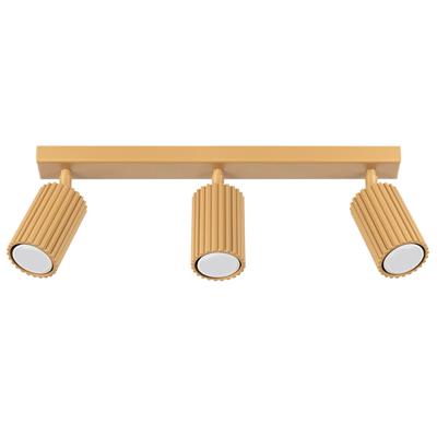 Plafondlamp KARBON 3L goud