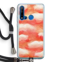Lichte Wolken: Huawei P20 Lite (2019) Transparant Hoesje met koord