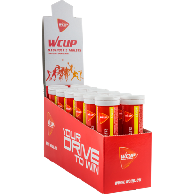 Wcup - electrolyte tablets lemon 12 stuks