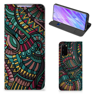 Samsung Galaxy S20 Hoesje met Magneet Aztec