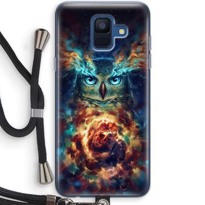 Aurowla: Samsung Galaxy A6 (2018) Transparant Hoesje met koord