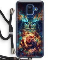 Aurowla: Samsung Galaxy A6 (2018) Transparant Hoesje met koord