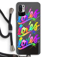 Loves: Xiaomi Redmi Note 10 5G Transparant Hoesje met koord