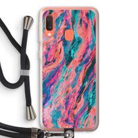 Electric Times: Samsung Galaxy A20e Transparant Hoesje met koord