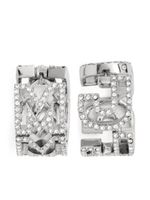 Marc Jacobs boucles d'oreilles serties de cristaux - Argent - thumbnail