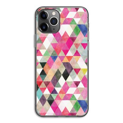 Gekleurde driehoekjes: iPhone 11 Pro Transparant Hoesje