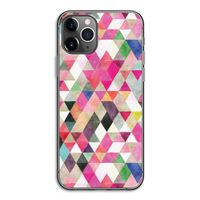 Gekleurde driehoekjes: iPhone 11 Pro Transparant Hoesje