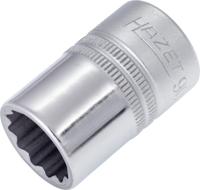 HAZET Dopsleutel 900Z-16 · 1/2 inch (12,5 mm) vierkant hol · Buitentwaalfkant tractieprofiel · SW 16 mm