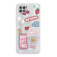 Positivity: Samsung Galaxy A22 4G Transparant Hoesje